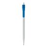 Kugelschreiber Futurepoint Hardcolour Weiss-Hellblau | 1-farbiger Siebdruck | 180° vom Clip | 50 mm x 25 mm | Nicht verfügbar