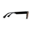 Mila Sonnenbrille UV400 Schwarz-Orange | 1-farbiger Tampondruck | 1 cm vom rechten Scharnier | 50 mm x 8 mm