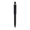 Ozzy-Stift mit Soft-Touch schwarz | 3D Digitaldruck | 90° vom Clip | 42 mm x 8 mm