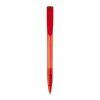 Kugelschreiber Deniro Frosty rot | 1-farbiger Siebdruck | 90° vom Clip | 45 mm x 25 mm | Nicht verfügbar