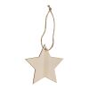 Sternförmiges Weihnachtsornament aus Holz Natur | ohne Werbeanbringung | Nicht verfügbar | Nicht verfügbar