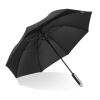 Emerantia 190T Pongee 23" Stockschirm Auto offen Schwarz