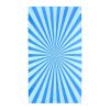 R-PET-Schnelltrocknungs-Strandtuch 100 × 180 cm, Sublimationsdruck Blau Weiss