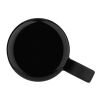 Isolierflasche mit Becher 500ml schwarz | 1-farbiger UV-Druck | gegenüber vom Henkel | 60 mm x 50 mm | Nicht verfügbar