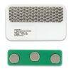 Namensschild mit Magnet 50x30mm Weiss