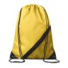 RPET-Kordelzugbeutel mit Reißverschluss und Netztasche Sublimation