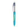 BIC® 4 Colours Shine Kugelschreiber Weiß-blaumetallic | Nicht verfügbar