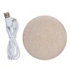 5W Weizenstroh wireless charger braun | ohne Werbeanbringung | Nicht verfügbar | Nicht verfügbar