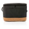 Impact AWARE™ XL RPET Two-Tone Kühltasche mit Korkdetail schwarz | ohne Werbeanbringung | Nicht verfügbar | Nicht verfügbar | Nicht verfügbar