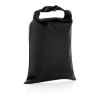 Snackstrap faltbarer Lunchbag aus AWARE™ rPET 30 x 20cm schwarz | ohne Werbeanbringung | Nicht verfügbar | Nicht verfügbar