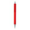 X8 Stift mit Smooth-Touch rot | ohne Werbeanbringung | Nicht verfügbar | Nicht verfügbar