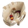 BEAU AWARE™ Allround-Shopper aus rec. Canvas 400gr/m² weiß | ohne Werbeanbringung