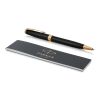 Parker SONNET Stift mattschwarz mit Palladium-Verzierungen gold