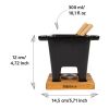 BOSKA Tapas Fondue Nero, 300 ml schwarz-braun | ohne Werbeanbringung | Nicht verfügbar | Nicht verfügbar