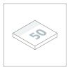 Haftnotizblock Basic RECYCLING 50 Haftzettel 4C-Quality