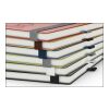 Notizbuch Organic-Book Recycling-Inhaltspapier Apfelleder-Hardcover farbig A5 marineblau | Blindprägung inkl. | Winkelkaro