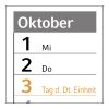 Wandplaner Pure Bambuspapier 980 × 660 mm Dez. Vorjahr – Jan. Folgejahr Weiß | 980 × 660 mm | ohne Werbeanbringung | Individuell (CMYK)