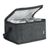 RPET-Filz-Kühltasche dunkelgrau | ohne Werbeanbringung | Nicht verfügbar | Nicht verfügbar | Nicht verfügbar