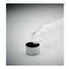 Trinkflasche RPET 600ml transparent weiß | ohne Werbeanbringung | Nicht verfügbar | Nicht verfügbar
