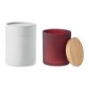 Kerze im Glas 280 g bordeaux | ohne Werbeanbringung | Nicht verfügbar | Nicht verfügbar