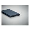 Powerbank 4000 mAh mit Gehäuse aus Aluminium marineblau | ohne Werbeanbringung | Nicht verfügbar | Nicht verfügbar