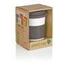 ECO PLA Kaffeebecher grau-weiß | ohne Werbeanbringung | Nicht verfügbar | Nicht verfügbar