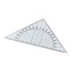 Geodreieck 'School' aus Kunststoff Neutral | ohne Werbeanbringung | Nicht verfügbar | Nicht verfügbar