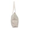 Tragetasche aus recyceltem Polycotton (330 g/m2) Malina beige | ohne Werbeanbringung
