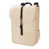 RPET Polyester (300D) Rucksack mit Lasche Lyric beige | ohne Werbeanbringung | Nicht verfügbar | Nicht verfügbar