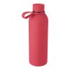Doppelwandige Trinkflasche aus recyceltem Edelstahl (500 ml) Sena Rot | ohne Werbeanbringung | Nicht verfügbar | Nicht verfügbar