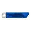 Cutter-Messer 'Mister' mit Federkernautomatik aus Kunststoff Blau