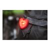 Blinkleuchte 'Heart' aus Kunststoff Rot