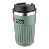 Reisebecher aus recyceltem Edelstahl (400 ml) Chiara Schwarz