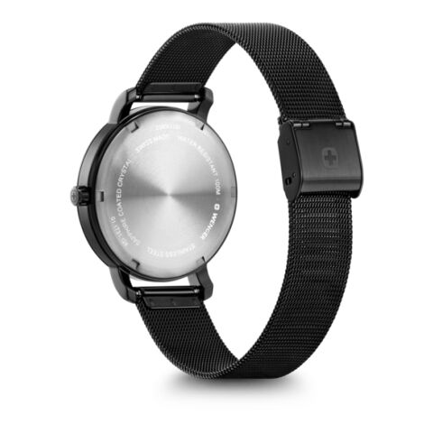 Wenger Metropolitan Donnissima Schwarz Uhr ohne Werbeanbringung