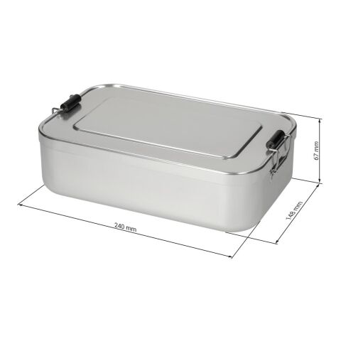 Vorratsdose &quot;Aluminium&quot;, groß silber | ohne Werbeanbringung | Nicht verfügbar | Nicht verfügbar