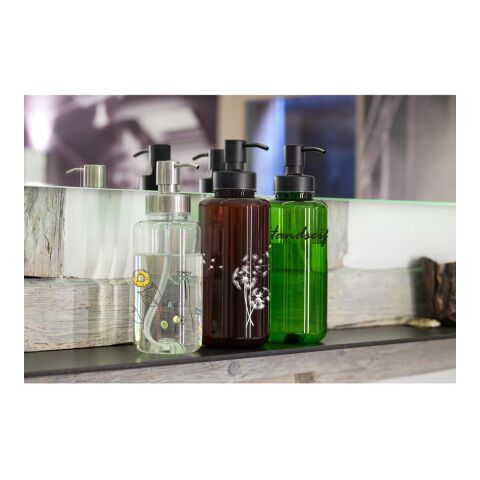 Seifenspender &quot;Deluxe&quot;, 1,0 l transparent | ohne Werbeanbringung | Nicht verfügbar | Nicht verfügbar