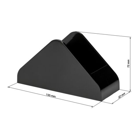 Bierdeckel-Ständer &quot;Hill&quot;, RE:cycle schwarz | ohne Werbeanbringung | Nicht verfügbar | Nicht verfügbar