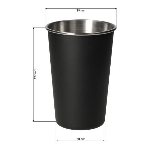 Edelstahlbecher &quot;Metallo&quot;, 500 ml blau | ohne Werbeanbringung | Nicht verfügbar | Nicht verfügbar