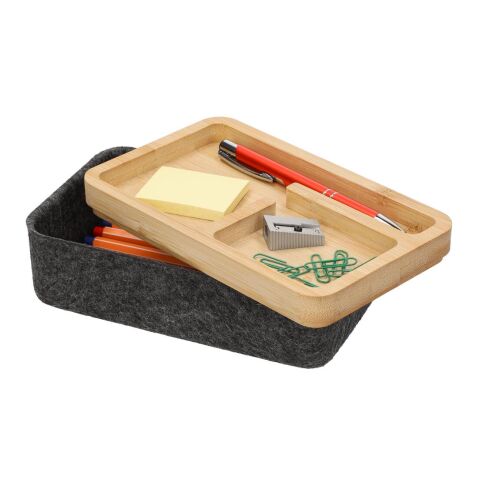 Filz-Aufbewahrungsbox "Reva" grau | ohne Werbeanbringung | Nicht verfügbar | Nicht verfügbar