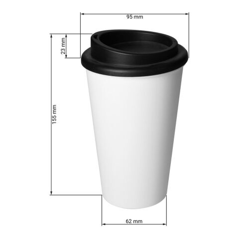 Kaffeebecher &quot;Premium&quot; weiß | ohne Werbeanbringung | Nicht verfügbar | Nicht verfügbar