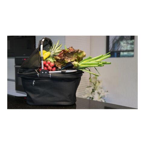 Einkaufskorb &quot;Chapeau&quot; schwarz | ohne Werbeanbringung | Nicht verfügbar | Nicht verfügbar