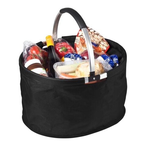 Einkaufskorb &quot;Silandre&quot; schwarz | ohne Werbeanbringung | Nicht verfügbar | Nicht verfügbar