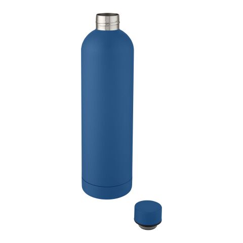 Spring 1 l Kupfer-Vakuum Isolierflasche Tech blue