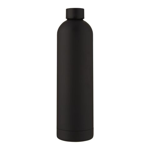 Spring 1 l Kupfer-Vakuum Isolierflasche schwarz