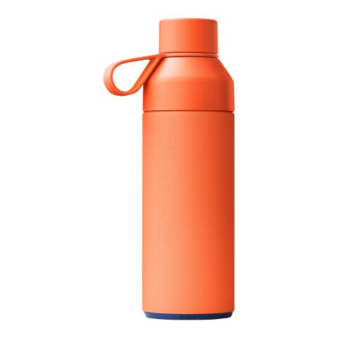 Ocean Bottle 500 ml vakuumisolierte Flasche Standard | Sun Orange | Gravur | rundum | 50 mm x 130 mm