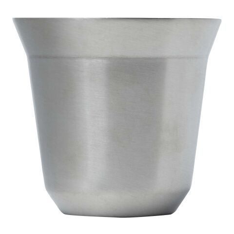 Duo 80 ml RCS-zertifiziertes Espressotassen Set aus Edelstahl  Standard | silber | ohne Werbeanbringung | Nicht verfügbar | Nicht verfügbar