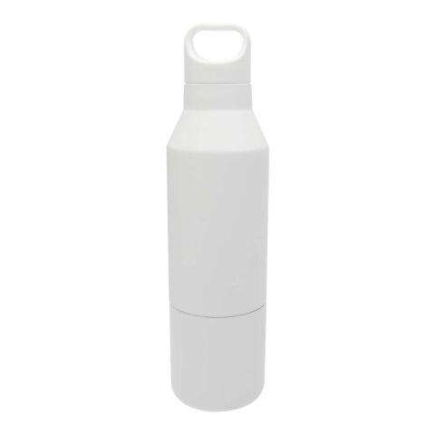 Odessy 600 ml Isolierflasche und 300 ml Becher aus RCS recyceltem Edelstahl Standard | weiß | ohne Werbeanbringung | Nicht verfügbar | Nicht verfügbar