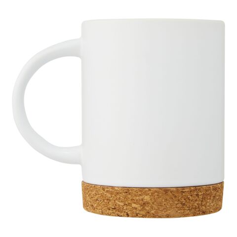 Neiva 425 ml Keramiktasse mit Korkboden weiss