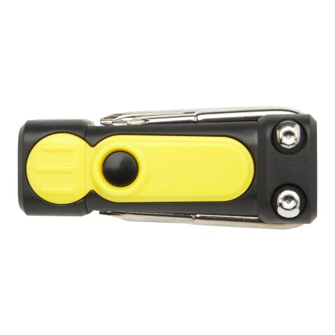 Octo 8-in-1 Schraubenzieher-Set aus recyceltem RCS Kunststoff mit Taschenlampe Standard | gelb | ohne Werbeanbringung | Nicht verfügbar | Nicht verfügbar