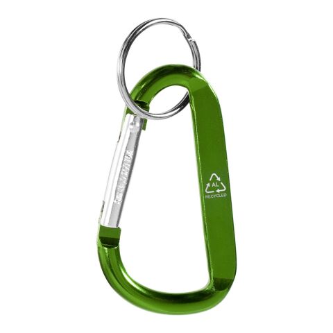 Timor Timor Karabiner Schlüsselanhänger aus recyceltem Aluminium grün